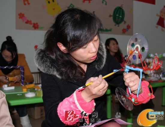懷化洪江區(qū)幸福幼兒園手工制作大賽精彩紛呈，創(chuàng)意無限